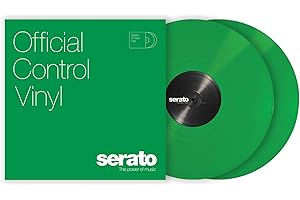 12" Serato Control Vinyl - Standard Colors - Green (PAIR)