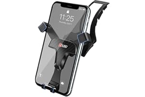 RUIYA Uchwyt na telefon komórkowy, uchwyt samochodowy na telefon z regulowaną czarną silikonową poduszką, odporne na wstrząsy wsparcie telefonu do Toyota CHR 2016-2023 (telefon 4-6")