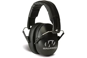 Walker's - Paraorecchie Unisex per Adulti, Leggere, Pieghevoli, con riduzione del Rumore, 22 Db