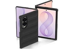 BonYonka fodral till Samsung Galaxy Z Fold 8, hård PC slim fit stötfångarfodral, reptåligt skyddande telefonskal