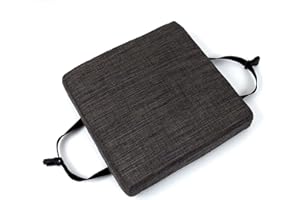 QING YUN Almohadillas de cojín para Asiento de Silla, Gruesos de 5/8 cm, Cojines de Silla de Comedor, Cuadrados, Antideslizantes, para Taburete, jardín, Interiores, Exteriores