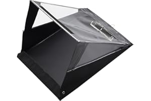 XHDA Waterproof Clipboard A4, Outdoor Waterproof Clipboard with Transparent PVC Screen to Protect Documents from Rain