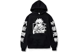 ACEFAST INC Cool Satoru Gojo Itadori Yuji Nobara Unisex Tops Harajuku Anime Unisex Hoodie Pullover