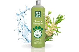 Menforsan Tea Tree Shampoo per Cani, 1L, Allevia il Prurito Occasionale