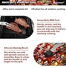 Romanticist Grillset – 20 Stück Edelstahl-Grillbesteck im Aluminium Koffer – Bild 5