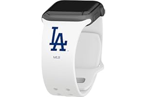 Game Time Los Angeles Dodgers Silikon-Uhrenarmband, kompatibel mit Apple Watch