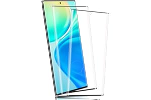 CARANTEE 2 pièces Verre Trempé pour Samsung Galaxy S22 Ultra, 0,33mm Toucher Sensible protection écran, Couverture 3D 9H Dureté Anti-rayures vitre protection, HD sans Bulles S22 Ultra Protection D'écran