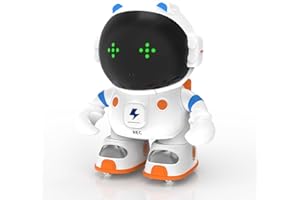 KaeKid Astronaut Robots for Kids, Interactive Smart Robotic with Touch Sensor, Voice Control, Speech Recognition, Singing, Dancing, Repeating and Recording, Robot Toy for 3-8 Year Old