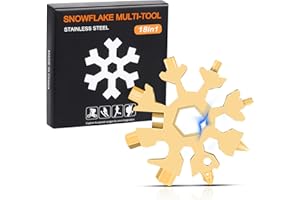 YUMCUTE Calendario dell'Avvento da uomo, strumento multiuso fiocco di neve 18 in 1, regali da uomo, gadget per compleanni da uomo, regali di Natale, regali da uomo, piccoli regali da uomo