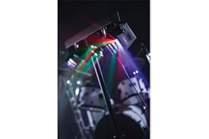 QTX | Derby FX LED Party Bar | All In One Disco Stage Band DJ Lighting System