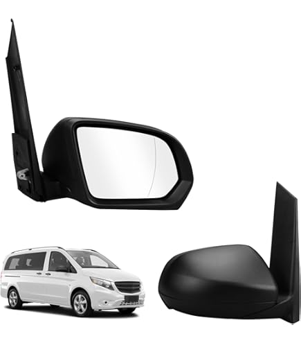 Außenspiegel Rechts Für Mercedes Vito/Viano 639 - Schwarz, Elektrisch Verstellbar