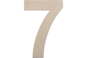 Kleenes Traumhandel - Holz-Zahlen - Stil und Größe wählbar - bis 80 cm Höhe wählbar (30 cm, 7)