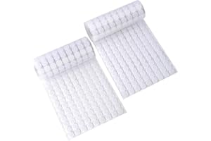 ‎REDAMANCY Redamancy 1008 Stück Klettpunkte Selbstklebend, 10mm Klettverschluss Selbstklebend, Klett Punkte Klebend, Self Adhesive Klettklebepunkte, Stark Klebend Klettband für DIY Papier Kunststoff Kunststoff