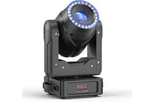 Yespick 150W Lira LED Proiettore a Testa Mobile Luce Discoteca con Funzione Zoom per DJ Modello grandangolare di 18° con Prisma Gobos per Scena di Matrimonio Festa