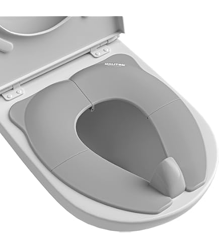 Riduttore WC Bambini Portatile Piegevole - Design Panda, Antiscivolo, Igienico Per Viaggi E Bagni Pubblici - Foto 5