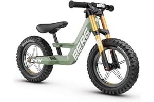 Berg Biky Cross Vélo sans pédales pour Enfants à partir de 2 Ans, Roues 30,5 cm, Frein à Main, Design sûr et léger, réglable pour la Croissance
