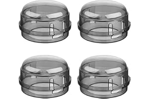 AMYXIYUAN 4Pcs Stove Knob Covers Oven Knob Lock Child Safety Guard Baby Proof Stove Oven Lock Cover for Kids Baby Toddler Clear Oven and Gas Knob Cover
