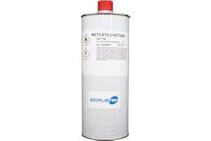 SIMPLETEK - Metiletilchetone (MEK) 1L - Solvente Universale per Gommalacca, Resine, Colofonia, Gomma e Vernici
