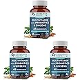 Carbamide Forte Multivitamin for Men with 45 Ingredients|Multivitamin Tablet with Ginseng, Grape Seed Extract, Vitamin C, and Vitamin K2 MK7-Veg Tablets (Pack of 3 count, 60 capsules)