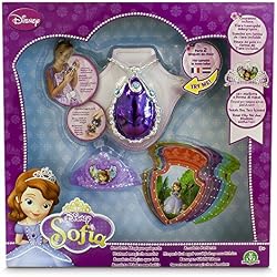Princesa Sofía - Amuleto mágico, Mini Tiara y 8 Tarjetas con Voz (Giochi Preziosi 58638)