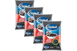 Pack Black Bean (Feijao Preto) Camil - 4x 1kg