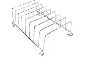 Lastdaytime Porte-toast à 8 tranches - Grille de refroidissement en acier inoxydable - Porte-toast - Support pour toast et pain - Organiseur d'accessoires pour friteuse à air (porte-toast en métal)