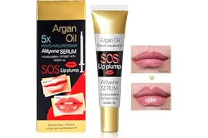 Cynamus Lip Plumper, NatüRliches Make-Up Lipgloss, Lip Care Lip Plump Serum, Natürlicher Lippenauffüller mit Vitamin E für Weichere, Größere und Vollere Lippen