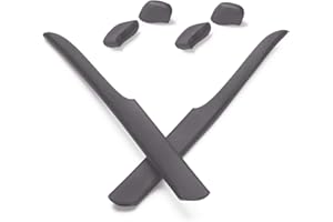 Mryok Kit de repuesto para Earsocks Nosepieces para Oakley Fast Jacket OO9097 / Fast Jacket XL OO9156 Sunglass - Gris