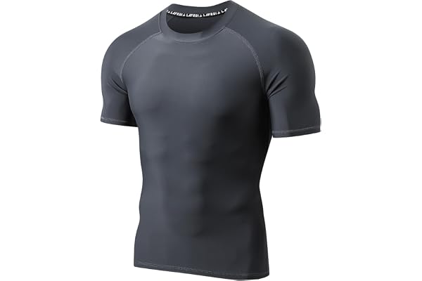 LAFROI UPF 50+ BJJ Rash Guard kortärmad herr kompressionströja