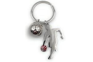 ‎ONWOMANIA Onwomania - "-Basketball Spieler Ball Schlüsselanhänger - Metall Glücksbringer ideal als Geschenk z.B. für den besten Freund, die beste Freundin, Mama - Für Männer, Frauen & Kinder