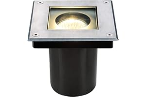 SLV spot de sol encastré - carré - gu10-35 watts - slv dasar carré - ip67 - inox
