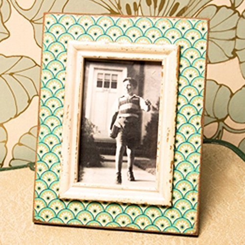 Sass & Belle Boudoir Stamp Bilderrahmen Photo Frame - Aqua Blau