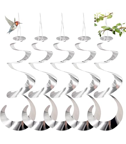 RÉPULSIF OISEAUX RÉFLÉCHISSANT - 12 Barres De 30 Cm, Pour Protéger Jardin, Fruits Et Cultures