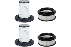 LCJM Filtre pour Rowenta X-Force Flex 11.60 12.60 14.60 15.60 Animal RH98xx RH99xx, 2 Filtres Pré-moteur + 2 Filtres Post-moteur, Filtres de remplacement pour ZR009007,ZR009008