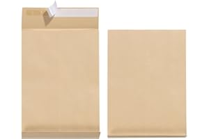 Herlitz 130 GSM B4 Peel and Seal Gusseted Envelope (25 Pieces)