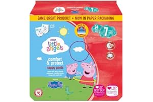 ASDA Little Angels Size 7 Peppa Pig Nappy Pants 24 Pack