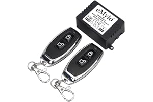 eMylo® DC 12V 1 Channel One Relay Wireless Remote Transmitter RF Remote Control Light Switch On Off Transmitter