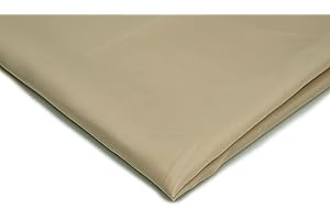 ORIENT FASHION Tessuti Poliestere, Panno Fodera Interno 50 x 150 cm (Beige chiaro)