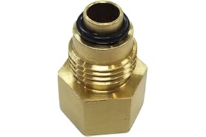 Z Whip LS Swap Power Steering Line Adapter Fitting Brass LS Pump To 3/8” Flare Older Style Lines M16-1.5 to 5/8-18 Compatible with Camaro GTO Silverado LS1 LSX LS3 Vortec 5.3L 4.8L 5.7L 6.0L LQ4