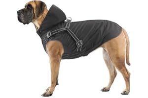 Mosucoirl Dog Raincoat & Hoodie - Waterproof, Reflective, Adjustable Rain Jacket for Small to Large Dogs & Puppies