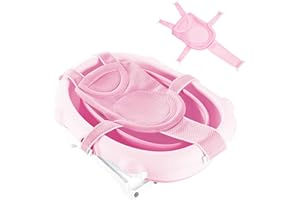 SUNSHINE SMILE Babys Badekissen,Baby Badesitz Neugeborene,Baby Badewanneneinsatz,Babywanne Neugeborene Einsatz,Babywannen Einsatz,Baby Badewanne Einsatz,Babybadenetz,Baby Badewanne Pad,Badesitz Neugeborene