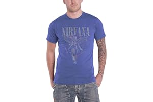 Nirvana in Utero Men T-Shirt Mottled Blue