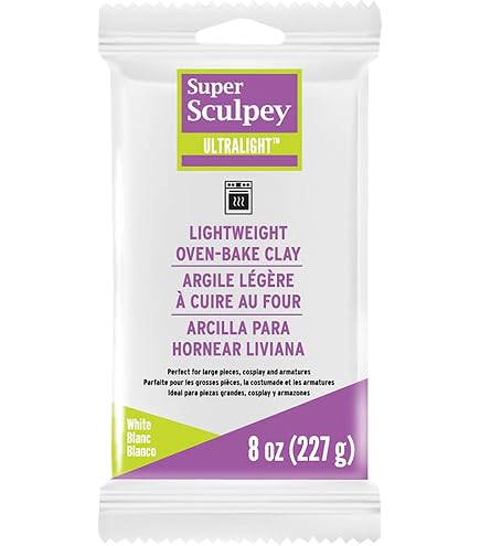 Pâte Polymère Sculpey Super - Grise - Modelage, Bijoux, Déco - Cuisson Four 110°C