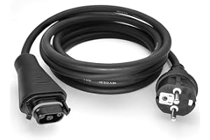 EHFETYIA BC-05 AC Kabel 2-3-5-10M, für Serie HMS-Mikro-Wechselrichter, BC-05 Buchse zu Schuko Stecker Anschlusskabel Verlängerungskabel(2M)