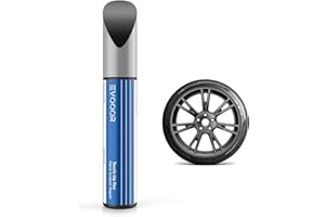 EVOOOR Tesla Rims Touch Up Colour DIY Curb Rash Repair with Colour Matched Touch Up Colour (Gemini Dark Grey (for Model 3 19 inches, Model Y 19 inches)