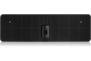 RGTech Monarch 40 Black – Indoor Freeview HDTV Aerial - 40 Mile, Multidirectional Reception, Flat Paper-Thin HDTV Antenna for Freeview/UHF/VHF/FM/USB TV Tuner/DVB-T/DVB-T2 / DAB reception