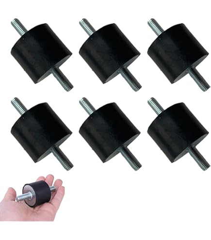 4 Pcs Rubber Vibration Isolator, 8 Air Copressor Pup Anti Vibration
