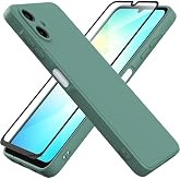 CONSTRAIN - Samsung Galaxy A07 ile uyumlu Kılıf Kamera Korumalı Yumuşak Renkli Silikon + 9H Ekran Koruyucu Cam 2in1 Set