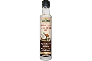 Natures Aid Huile de noix de coco liquide de qualité supérieure 250 ml – Non hydrogénée, 93% MCT huile de cuisson pour tous les types de pâtisserie et de friture approuvée par la société végétalienne