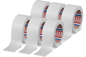 tesapack 4313 papperstejp - 50 m x 50 mm - vit - 6 rullar | Pakettejp för lätta och medelstora paket - lösningsmedelsfri, klo